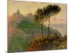 The Church at Varengeville, Against the Sunlight, 1882-Claude Monet-Mounted Giclee Print