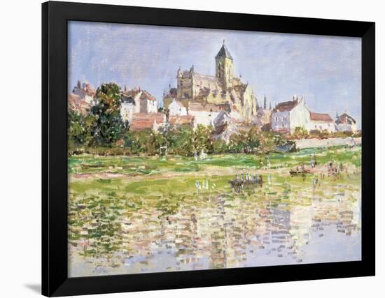 The Church at Vetheuil, 1880-Claude Monet-Framed Giclee Print