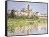 The Church at Vetheuil, 1880-Claude Monet-Framed Stretched Canvas