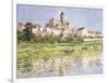 The Church at Vetheuil, 1880-Claude Monet-Framed Giclee Print