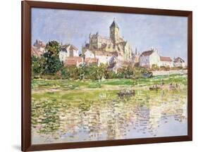 The Church at Vetheuil, 1880-Claude Monet-Framed Giclee Print