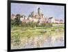 The Church at Vetheuil, 1880-Claude Monet-Framed Giclee Print