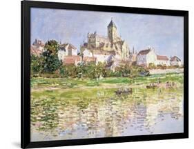 The Church at Vetheuil, 1880-Claude Monet-Framed Giclee Print