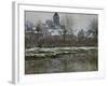 The Church at Vetheuil, Snow, 1878-79-Claude Monet-Framed Giclee Print