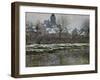 The Church at Vetheuil, Snow, 1878-79-Claude Monet-Framed Giclee Print