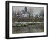 The Church at Vetheuil, Snow, 1878-79-Claude Monet-Framed Giclee Print