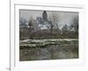 The Church at Vetheuil, Snow, 1878-79-Claude Monet-Framed Giclee Print