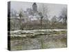 The Church at Vetheuil under Snow, 1878-79-Claude Monet-Stretched Canvas