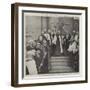 The Church Congress at Folkestone, Reception by the Mayor-null-Framed Giclee Print