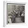 The Church Congress at Folkestone, Reception by the Mayor-null-Framed Giclee Print