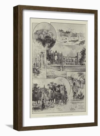 The Church Congress at Nottingham, Scenes in and around the Town-null-Framed Giclee Print