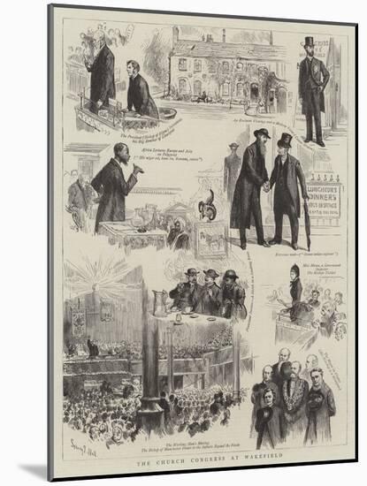 The Church Congress at Wakefield-Sydney Prior Hall-Mounted Giclee Print