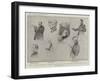 The Church Congress, Portrait Sketches at the Meetings in the Albert Hall-Sydney Prior Hall-Framed Giclee Print