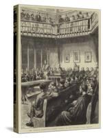 The Church Disestablishment Debate at the Oxford Union Society-Godefroy Durand-Stretched Canvas