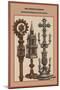 The Church Filigreed Goldsmith Reliquaries and Crucifixes-Friedrich Hottenroth-Mounted Art Print