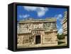 The Church in Ancient Mayan Ruins, Chichen Itza, UNESCO World Heritage Site, Yucatan, Mexico-null-Framed Stretched Canvas