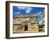 The Church in Ancient Mayan Ruins, Chichen Itza, UNESCO World Heritage Site, Yucatan, Mexico-null-Framed Photographic Print