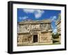 The Church in Ancient Mayan Ruins, Chichen Itza, UNESCO World Heritage Site, Yucatan, Mexico-null-Framed Photographic Print