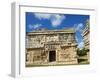 The Church in Ancient Mayan Ruins, Chichen Itza, UNESCO World Heritage Site, Yucatan, Mexico-null-Framed Photographic Print