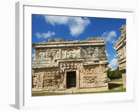 The Church in Ancient Mayan Ruins, Chichen Itza, UNESCO World Heritage Site, Yucatan, Mexico-null-Framed Photographic Print