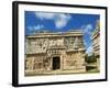 The Church in Ancient Mayan Ruins, Chichen Itza, UNESCO World Heritage Site, Yucatan, Mexico-null-Framed Photographic Print