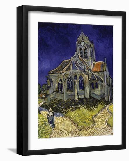 The Church in Auvers-Sur-Oise, c.1890-Vincent van Gogh-Framed Premium Giclee Print