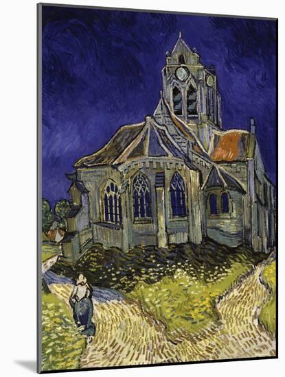 The Church in Auvers-Sur-Oise, c.1890-Vincent van Gogh-Mounted Giclee Print