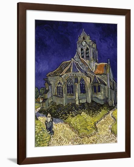 The Church in Auvers-Sur-Oise, c.1890-Vincent van Gogh-Framed Giclee Print