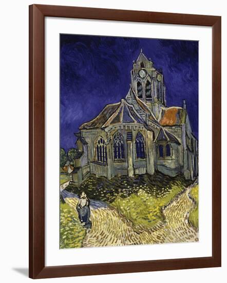 The Church in Auvers-Sur-Oise, c.1890-Vincent van Gogh-Framed Giclee Print