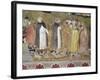 The Church Militant and Triumphant, Detail of the Heretics, from the Spanish Chapel, c.1369-Andrea di Bonaiuto-Framed Giclee Print