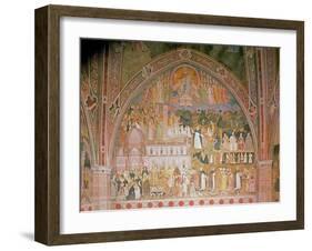 The Church Militant and Triumphant, in the Spanish Chapel, C.1369-Andrea di Bonaiuto-Framed Giclee Print