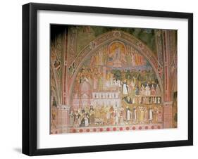 The Church Militant and Triumphant, in the Spanish Chapel, C.1369-Andrea di Bonaiuto-Framed Giclee Print