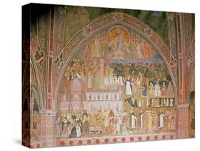 The Church Militant and Triumphant, in the Spanish Chapel, C.1369-Andrea di Bonaiuto-Stretched Canvas