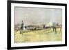 The Church of Ablain and Souchez, Artois, France, 19 June 1915-Francois Flameng-Framed Giclee Print