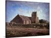 The Church of Greville, 1871-1874-Jean-François Millet-Stretched Canvas