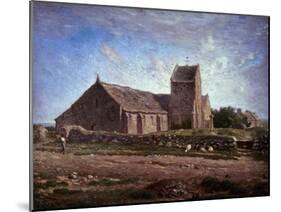 The Church of Greville, 1871-1874-Jean-François Millet-Mounted Giclee Print