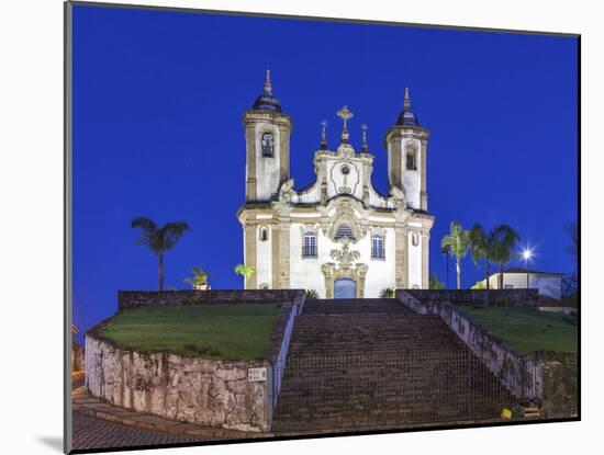 The Church of Nossa Senhora Do Carmo in the Centre of Ouro Preto, in the State of Minas Gerais-David Bank-Mounted Photographic Print