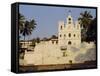 The Church of Our Lady of the Immaculate Conception, and Large Bell, Panjim, Goa, India-Michael Short-Framed Stretched Canvas