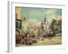 The Church of Saint Medard and the Mouffetard Road in Paris-Gustave Loiseau-Framed Giclee Print