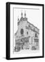 The Church of Saints Zanipolo, Venice, 1987 (Drawing)-Stephen Conlin-Framed Giclee Print