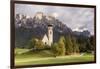 The church of San Costantino in the Dolomits, Italy.-Julian Elliott-Framed Photographic Print