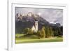 The church of San Costantino in the Dolomits, Italy.-Julian Elliott-Framed Photographic Print