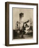 The Church of San Francesco, Assisi, Italy, 1926-Louis Wherter-Framed Giclee Print