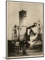 The Church of San Francesco, Assisi, Italy, 1926-Louis Wherter-Mounted Giclee Print