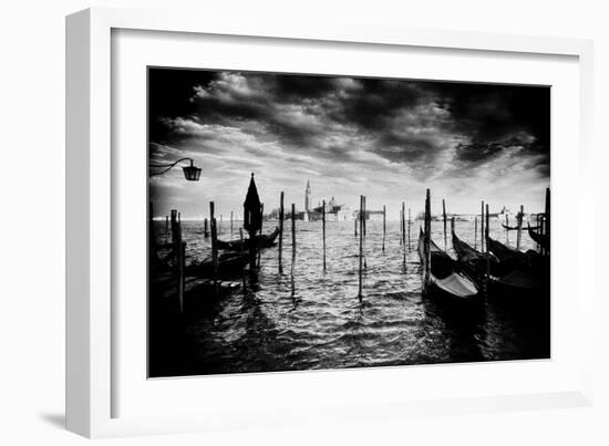 The Church of San Giorgio Maggiore from the Piazzetta San Marco-Simon Marsden-Framed Giclee Print