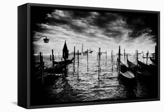 The Church of San Giorgio Maggiore from the Piazzetta San Marco-Simon Marsden-Framed Stretched Canvas