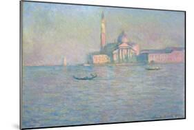 The Church of San Giorgio Maggiore, Venice, 1908-Claude Monet-Mounted Giclee Print