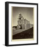 The Church of San Miguel, the Oldest in Santa Fe, N.M., 1873-Timothy O'Sullivan-Framed Photographic Print