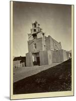 The Church of San Miguel, the Oldest in Santa Fe, N.M., 1873-Timothy O'Sullivan-Mounted Photographic Print