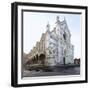 The Church of Santa Croce and a Statue of the Poet Dante Alighie-null-Framed Photographic Print